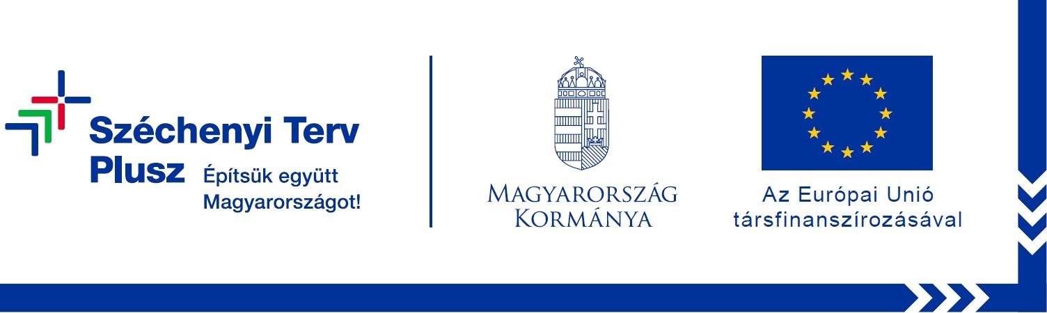Széchenyi Terv Plusz – Építsük együtt Magyarországot! – Magyarország Kormánya – Az Európai Unió társfinanszírozásával